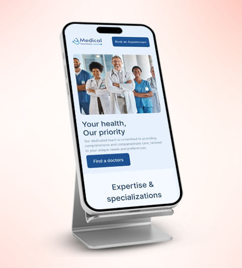 Healthcare portal interface concept