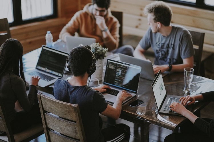 Offshore Software Developers Working in the Office