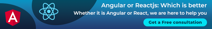 reactjs or angular